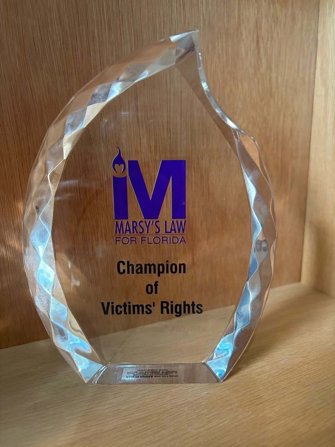 Champion of Victims’ Rights Award